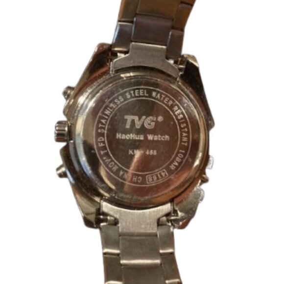 TVG Watch - Color: Silver - Digital clock, World Clock, AM/PM, Day of Week - Picture 4 of 7